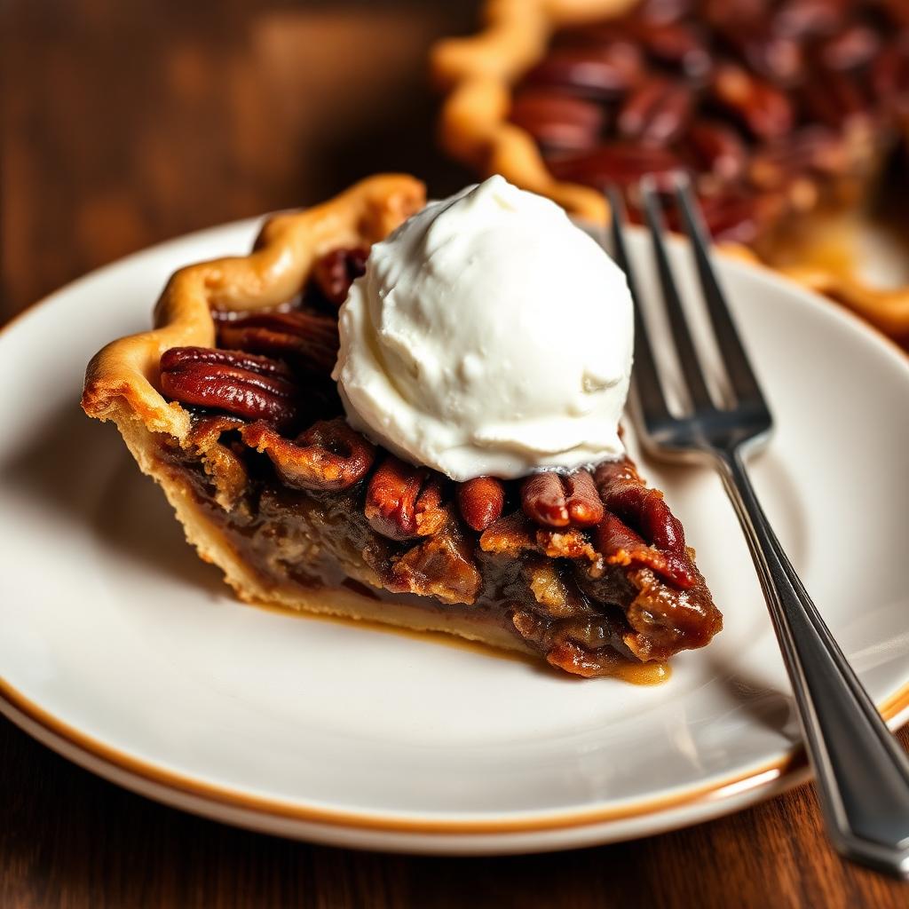 Bourbon pecan pie